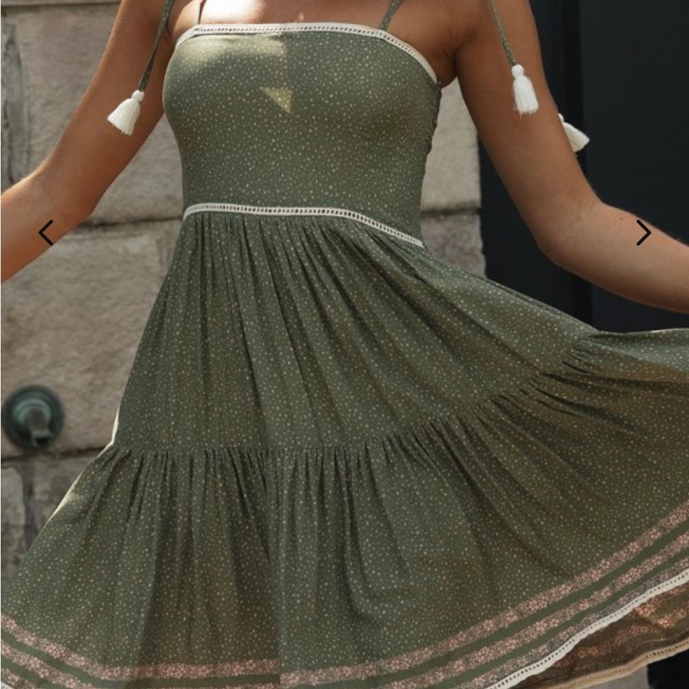 Beautiful green midi dress
